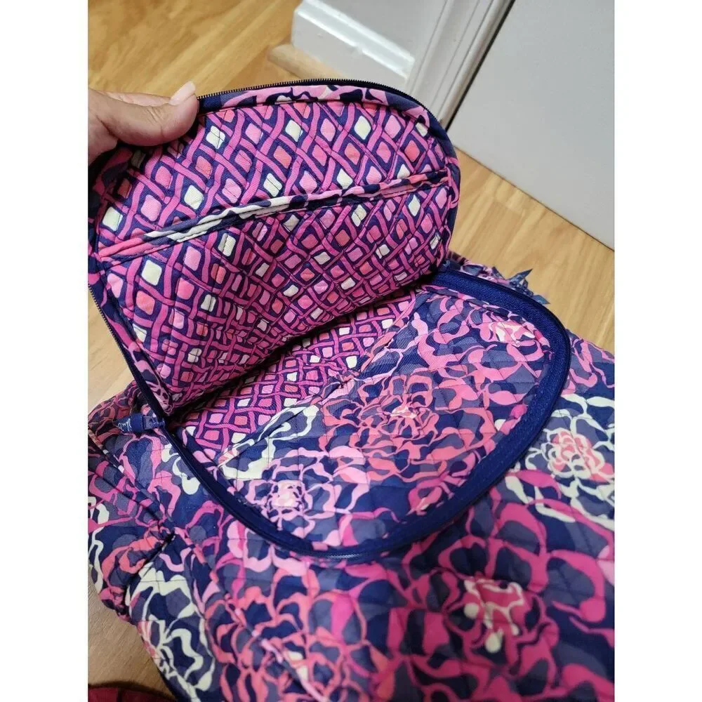 Vera Bradley-Katalina Pink Campus Backpack